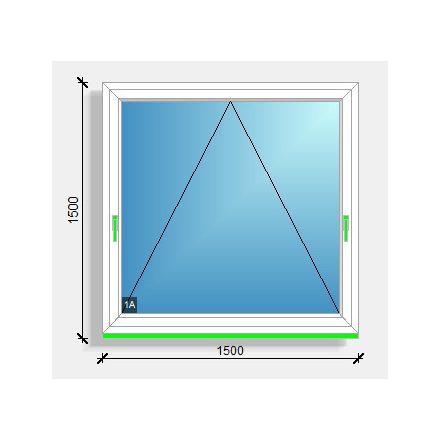 150x150 bukó ablak Rehau Eurodesign 70