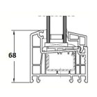 60x60  fix ablak Rehau Eurodesign 70