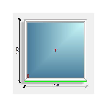 150x150 fix ablak Rehau Eurodesign 70