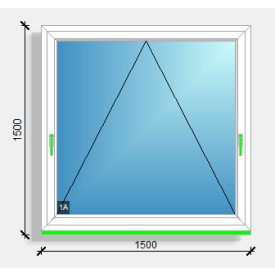 150x150 bukó ablak Deceuninck Vision 76