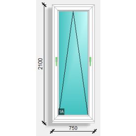 75x210 bukó ablak Deceuninck Elegant 76