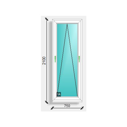 75x210 bukó ablak Deceuninck Elegant 76
