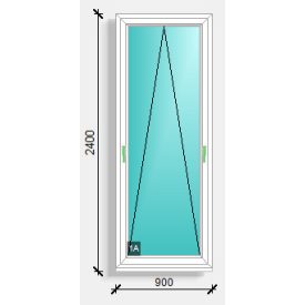 90x240 bukó ablak Deceuninck Elegant 76