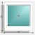 60x60  fix ablak  Deceuninck Elegant 76