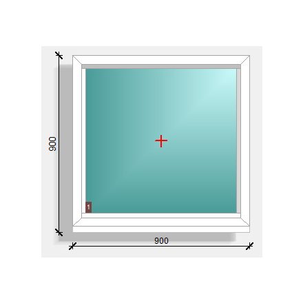90x90  fix ablak  Deceuninck Elegant 76