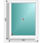 90x120  fix ablak  Deceuninck Elegant 76