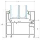 120x150  fix ablak  Deceuninck Elegant 76