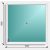 180x180  fix ablak  Deceuninck Elegant 76