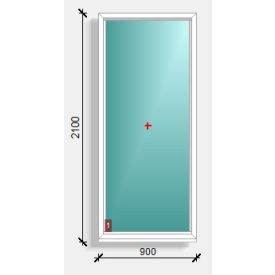 90x210  fix ablak  Deceuninck Elegant 76