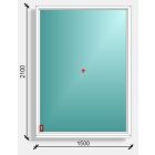 150x210  fix ablak  Deceuninck Elegant 76