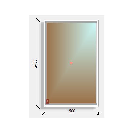 150x240  fix ablak  Deceuninck Elegant 76
