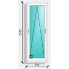 75x210  bukó ablak Rehau synego 80