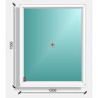 120x150  fix ablak Rehau Synego 80