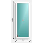 90x240  fix ablak Rehau Synego 80